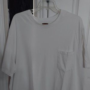 Men's White Tshirt  4XLT